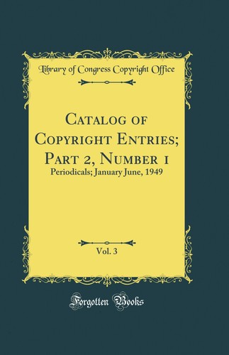 Catalog copyright entries - catalog, of