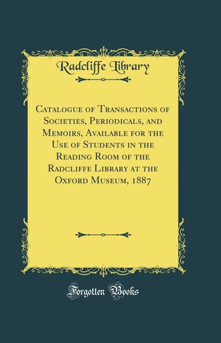 Catalogue transactions of - of,