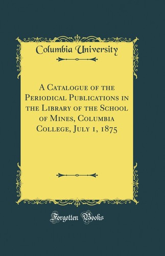 Catalogue the periodical - a,