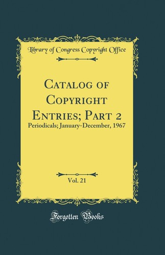 Catalog copyright entries - copyright,