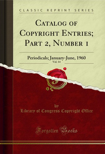 Catalog copyright entries - of,
