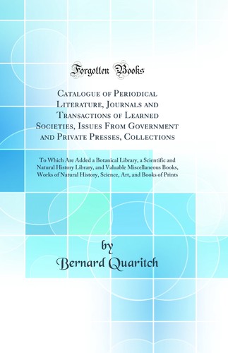 Catalogue periodical - of,